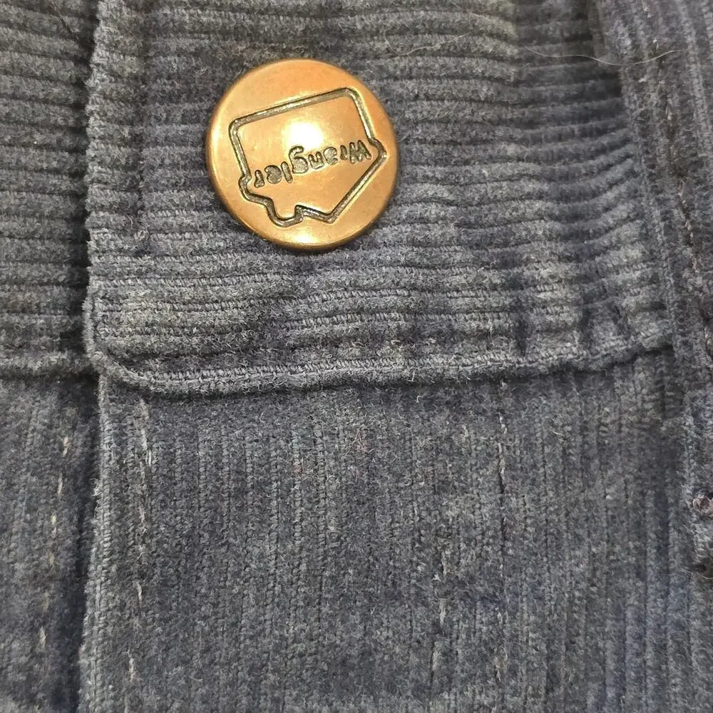 Vintage Wrangler Kids Girls Boys Navy Blue Corduroy Jeans Pants‎ Size 6X